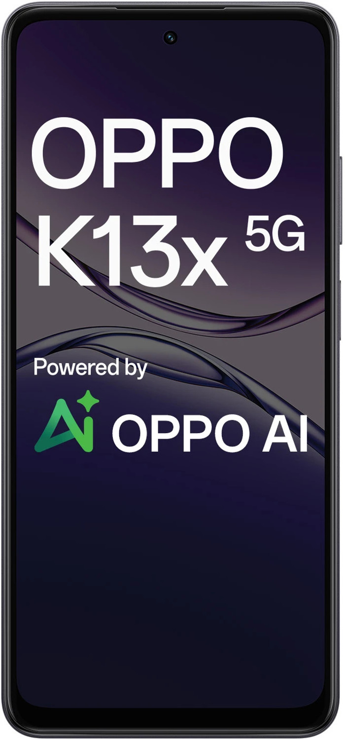Image of OPPO K13x 5G 6000mAh and 45W SUPERVOOC Charger & AI (Midnight Violet, 128 GB)