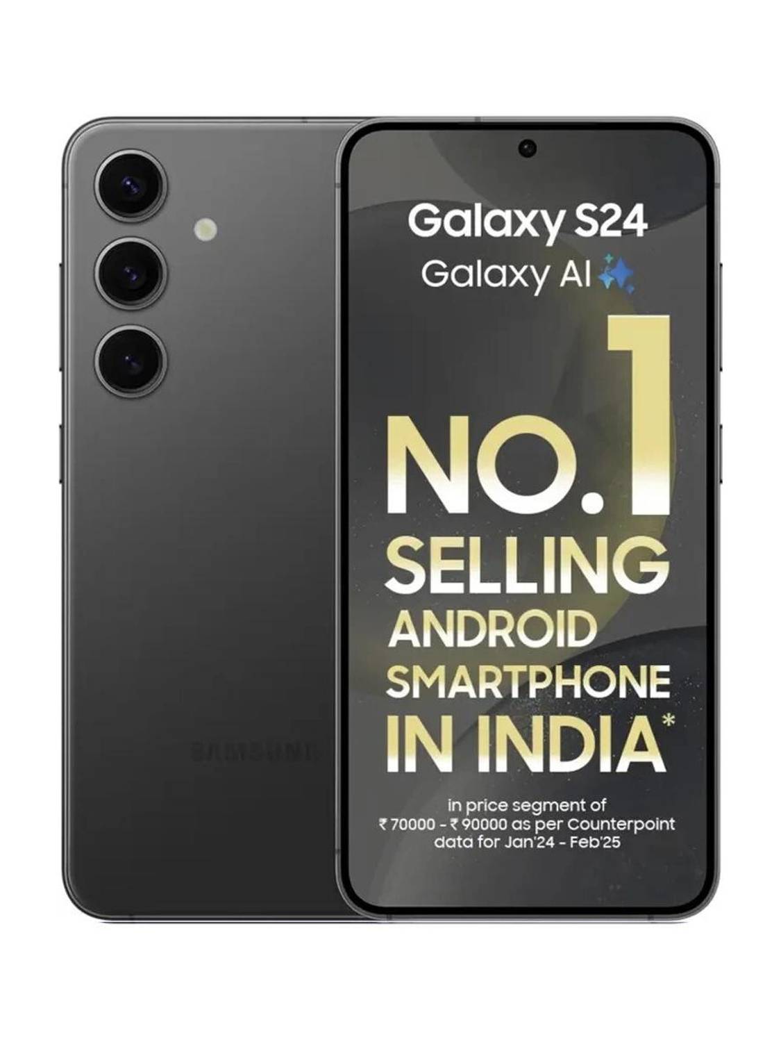 Samsung Galaxy S24 Exynos 5G (256 GB, Onyx Black) - Image 1
