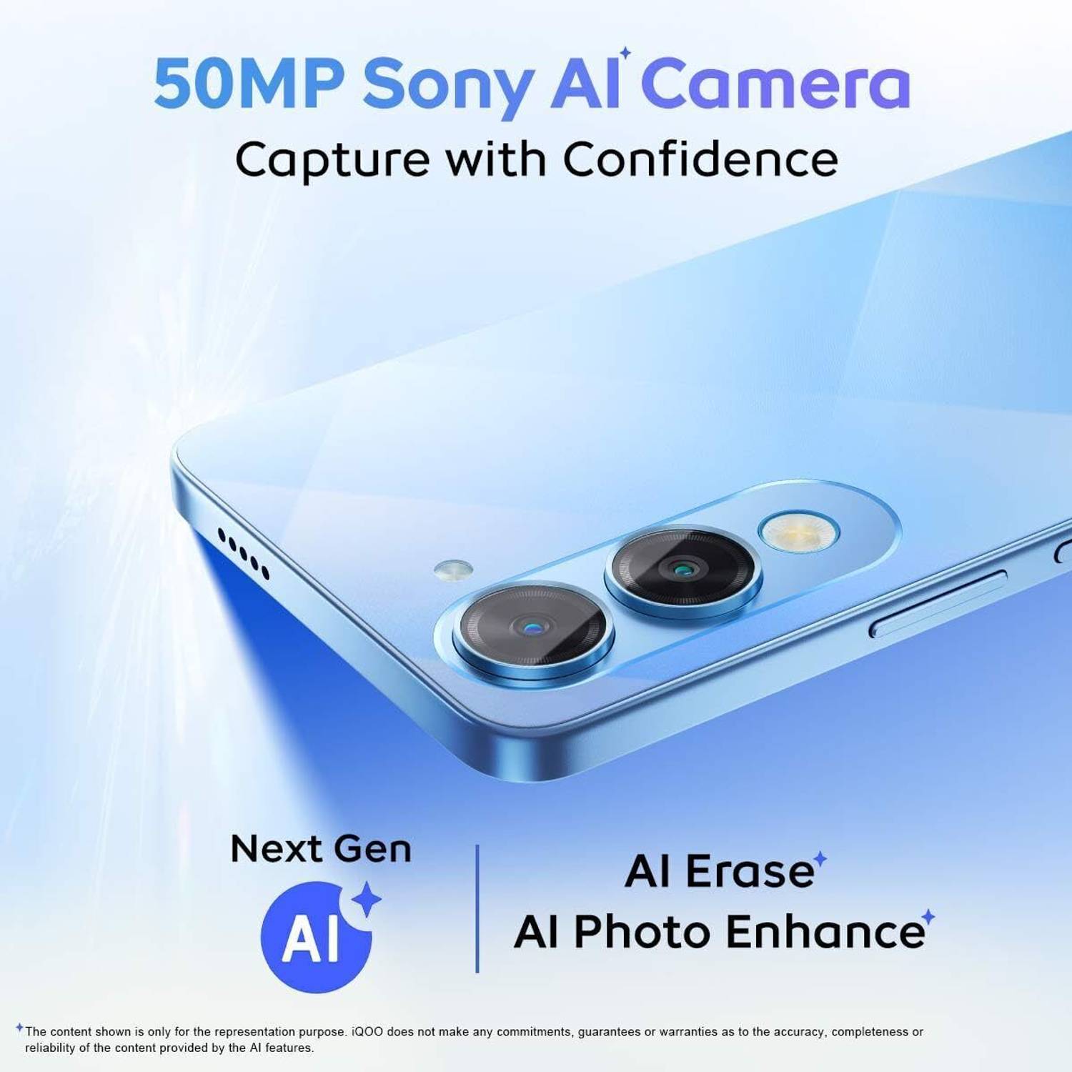 IQOO Z10 Lite 5G 128GB Titanium Blue - Image 5