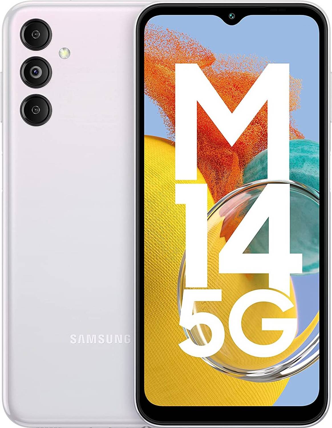 Samsung Galaxy M14 5G (Icy Silver, 128 GB) (6 GB RAM)