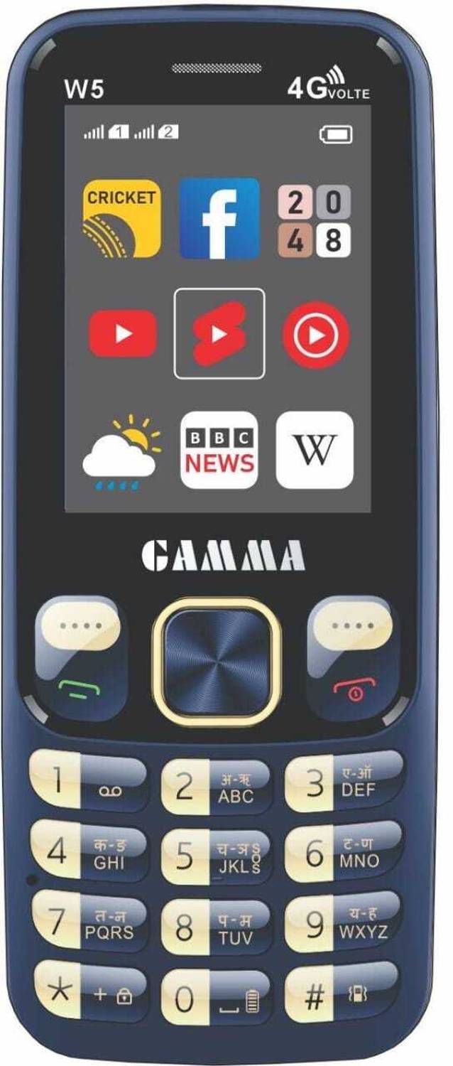 Gamma SPARK 4G VoLTE BLUE (32 MB Storage, 32 MB RAM) Online at