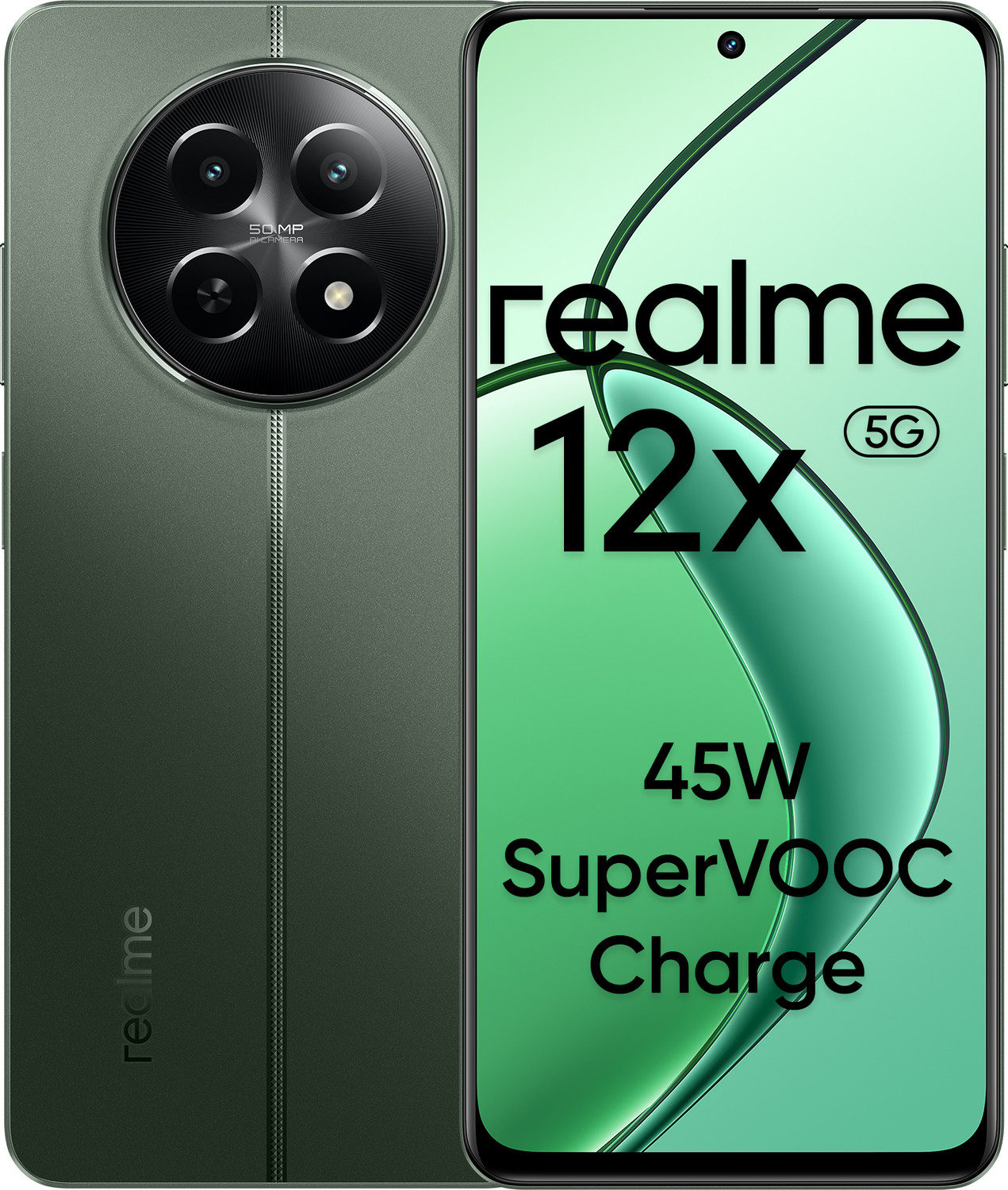 Image of realme 12x 5G (Woodland Green, 128 GB)
