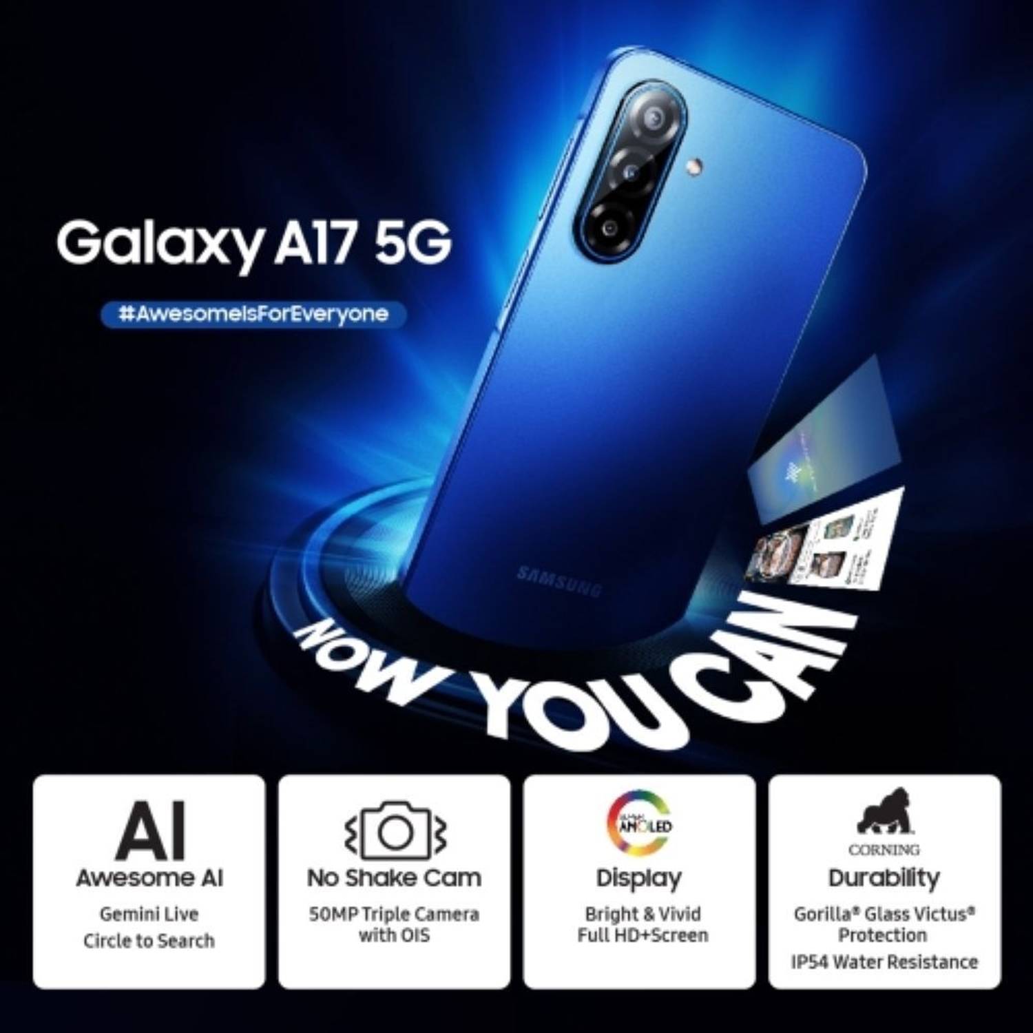 Samsung Galaxy A17 5G 256GB Gray - Image 2