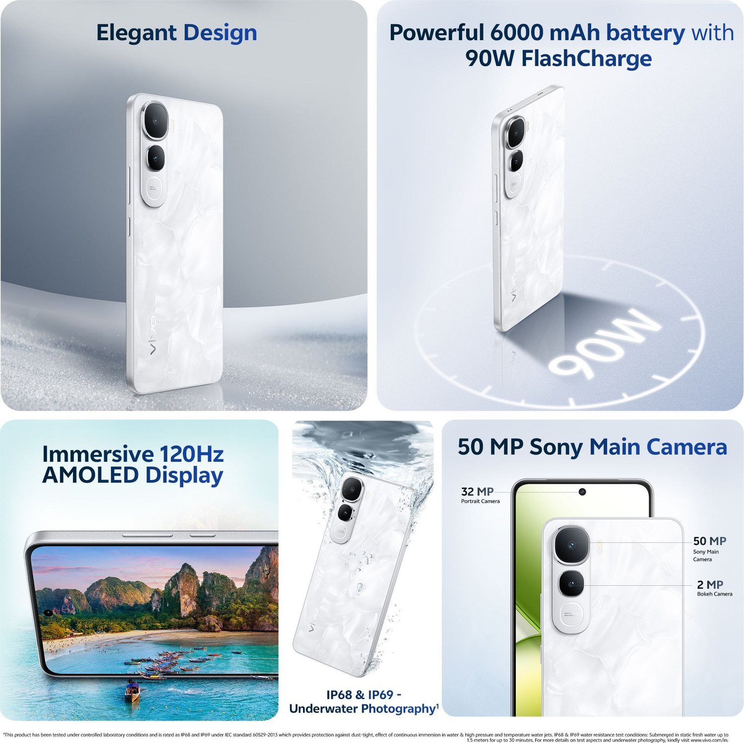 Image of vivo Y400 5G (Glam White, 128 GB)