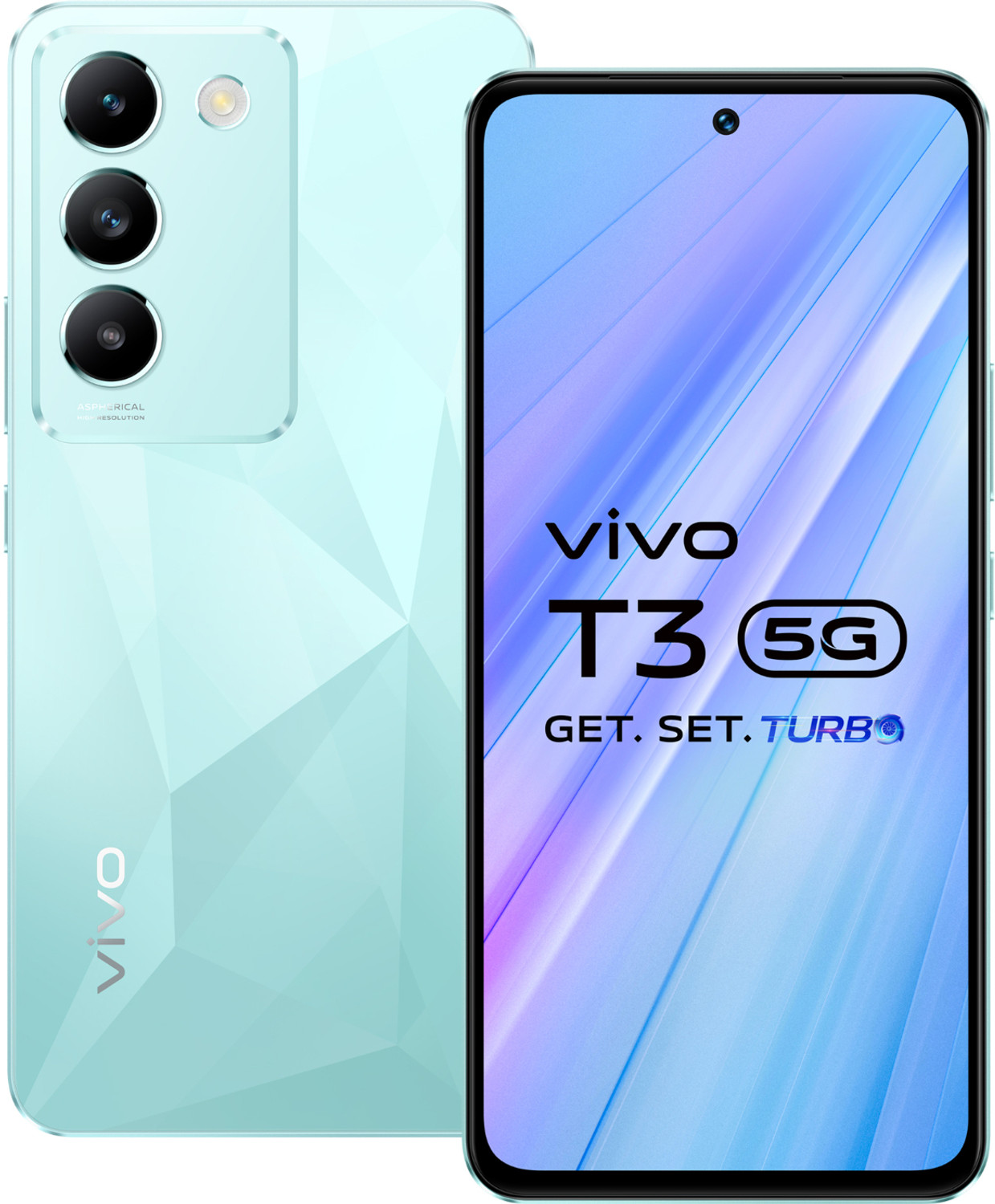 Image of vivo T3 5G (Crystal Flake, 256 GB)