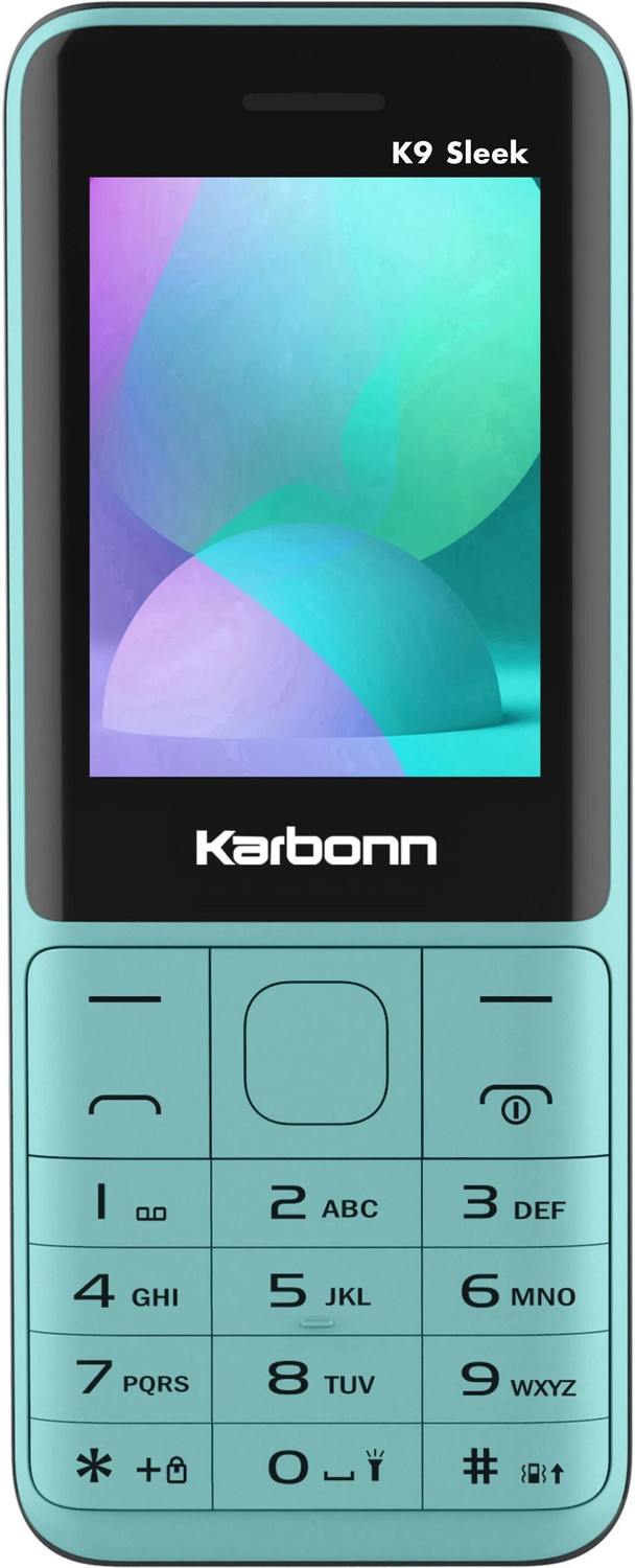 Image of KARBONN K9 Sleek,Dual SIM,Keypad Mobile,2.4 inchCorved Glass,1750mAh Battery,Expandable,32GB