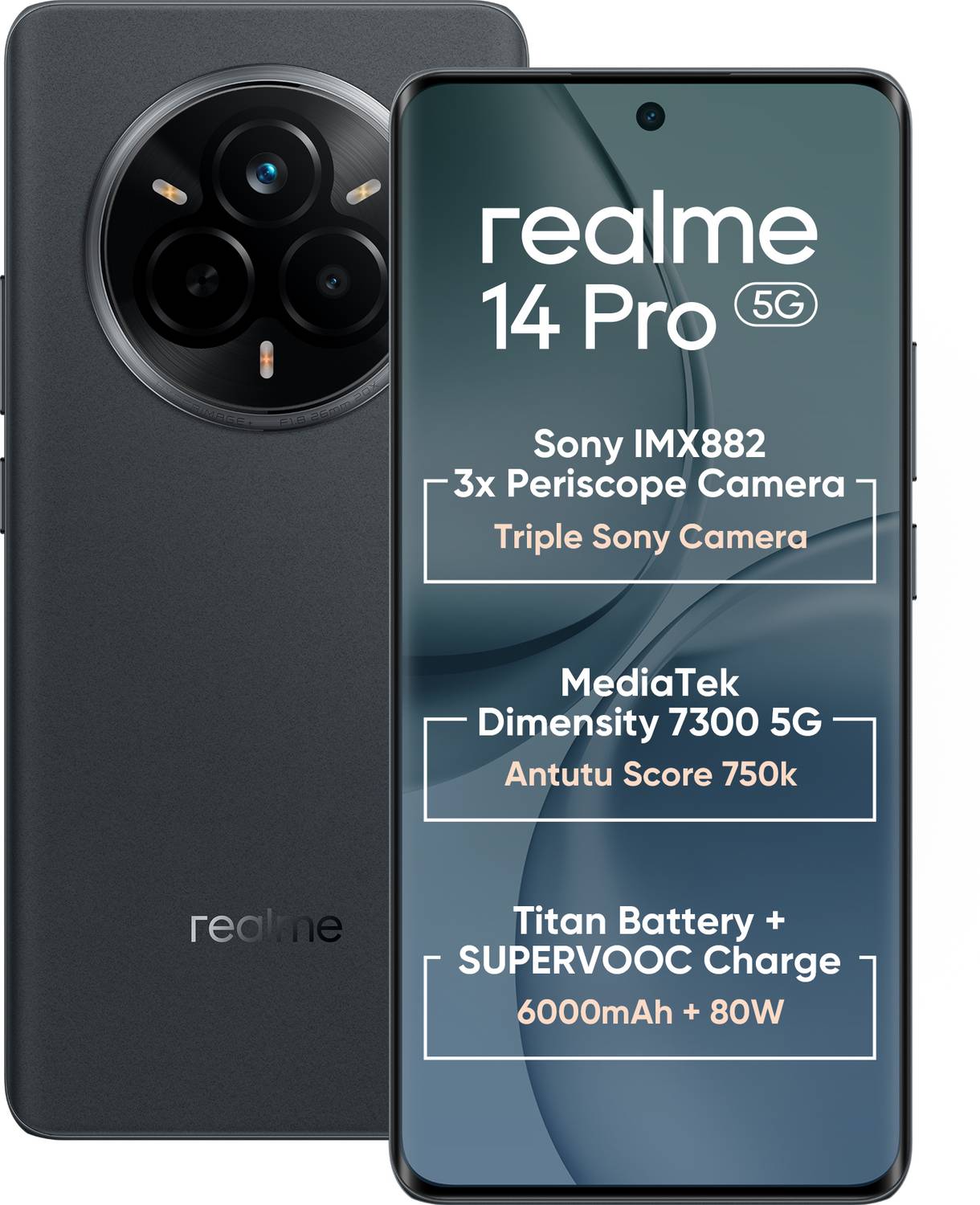 realme 14 Pro 5G (Suede Grey, 128 GB) (8 GB RAM)