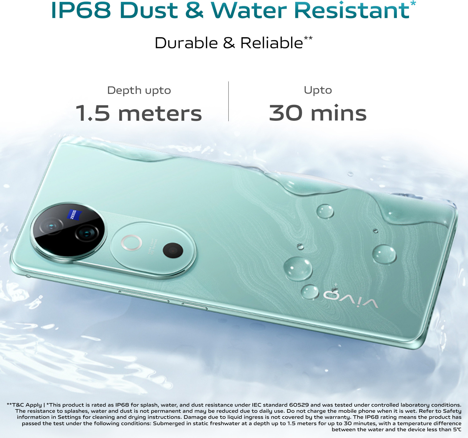 Image of vivo V40 5G (Ganges Blue, 128 GB)