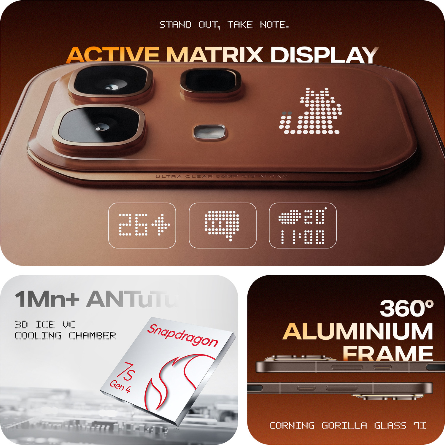 Image of Infinix NOTE 60 Pro (Mocha Brown, 256 GB)