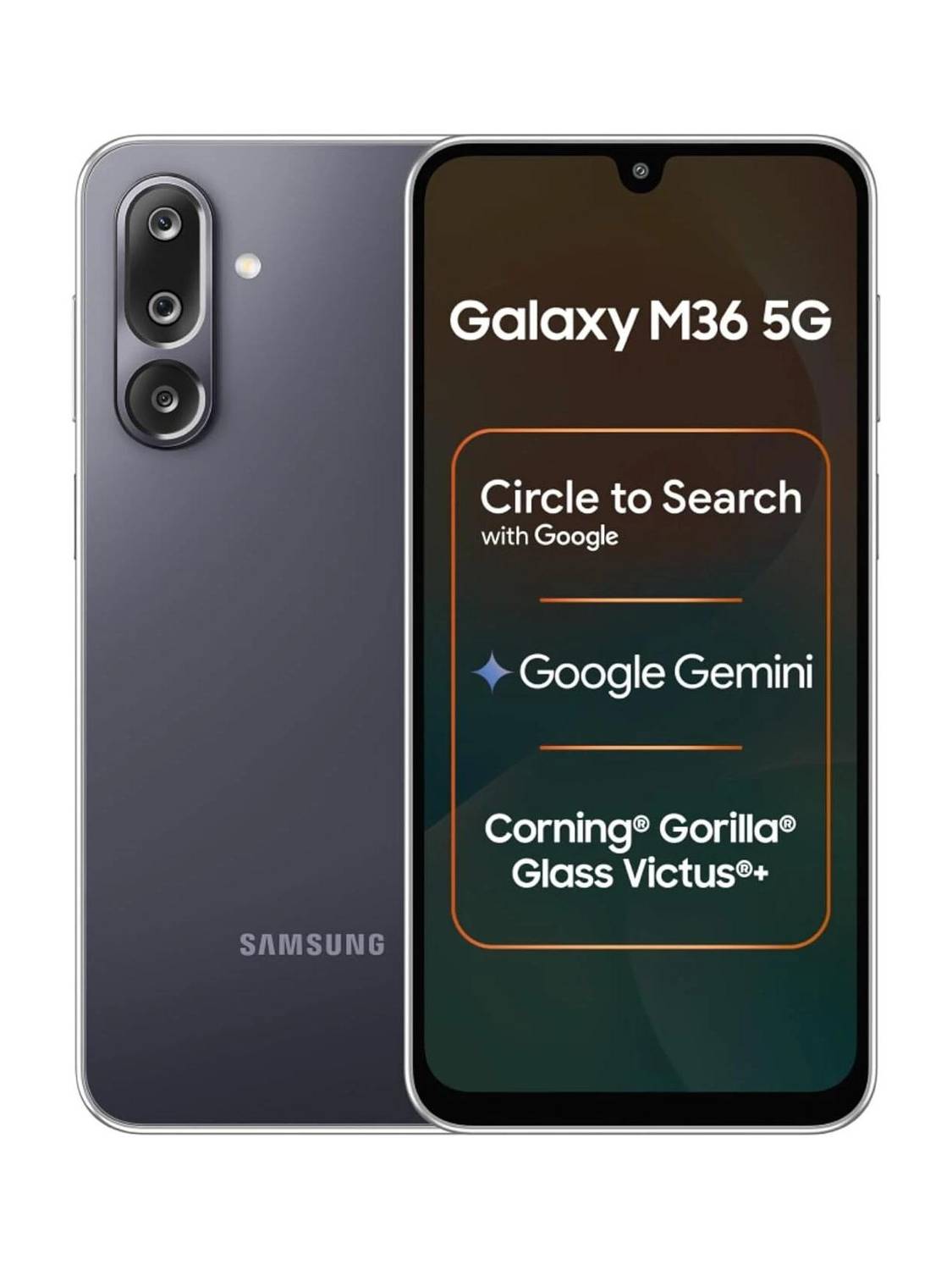 Samsung M36 5G (Velvet Black / Black, 128 GB)