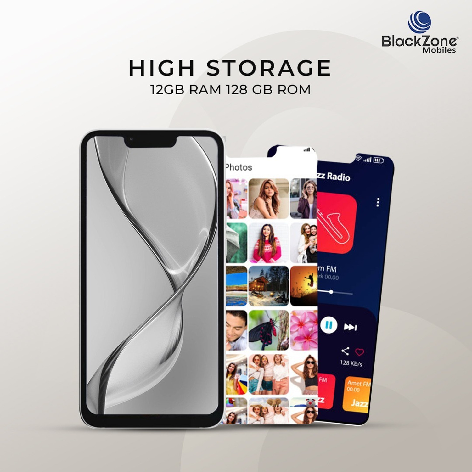 Image of BlackZone AVIATOR (White, 128 GB)