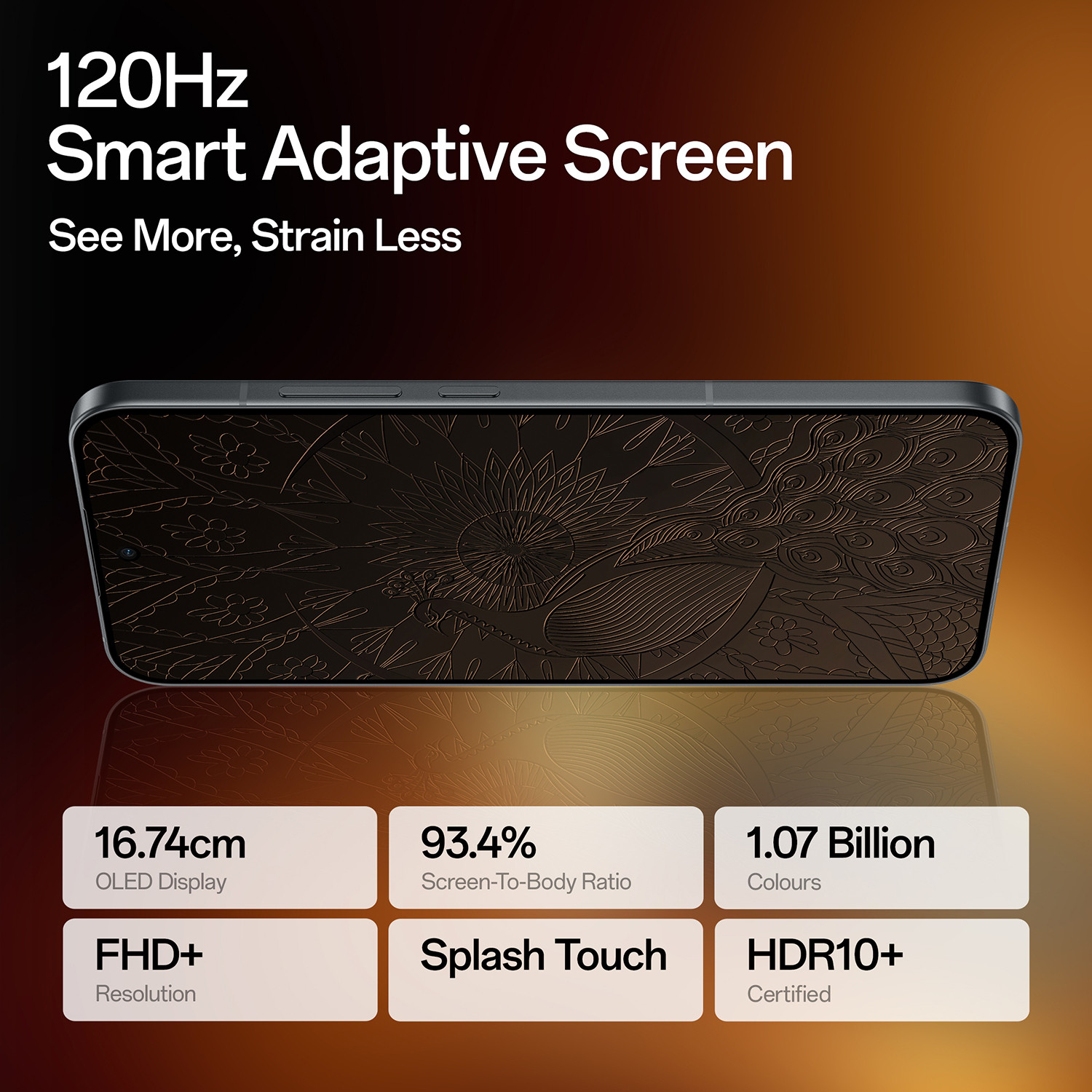 Image of OPPO Reno14 5G (Diwali Gold Edition, 256 GB)