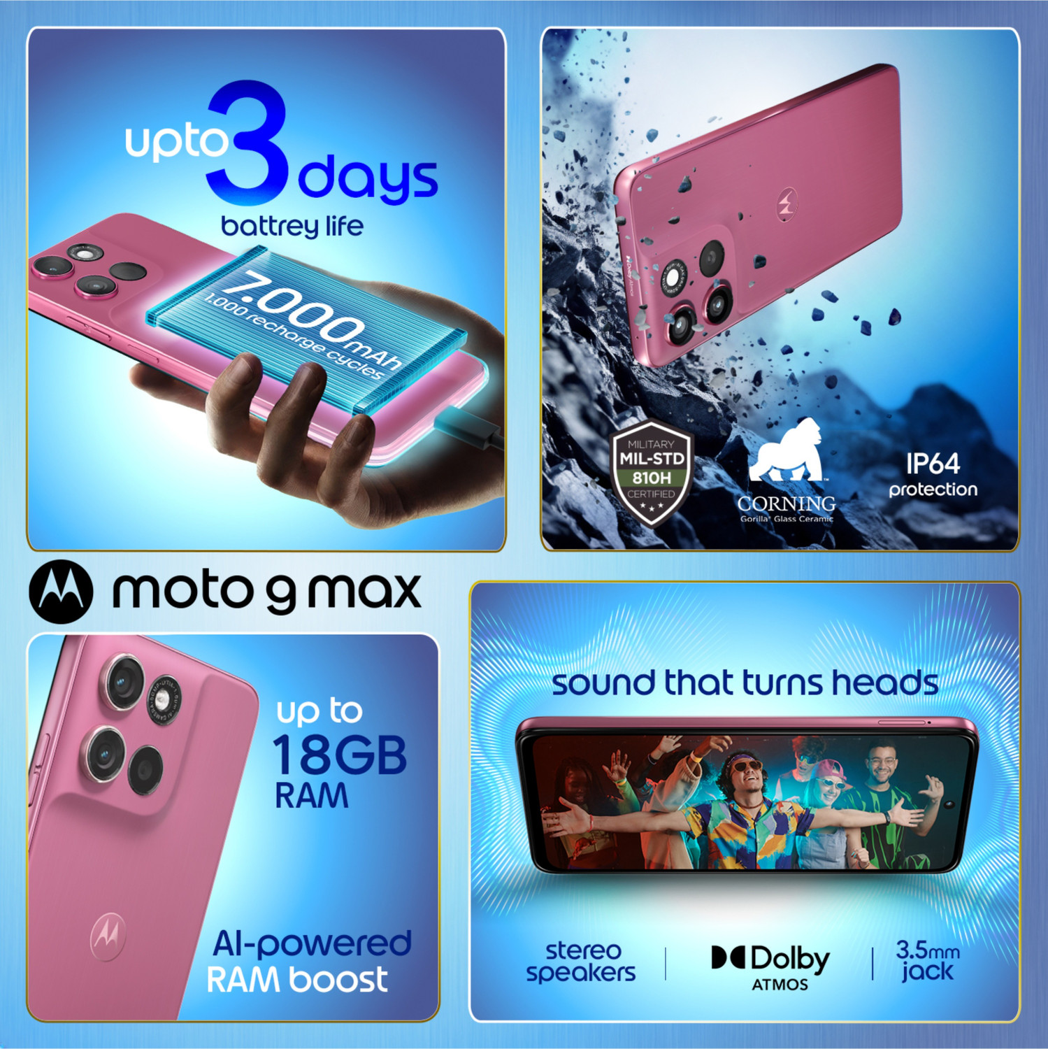 Image of MOTOROLA g max (PANTONE Malaga, 128 GB)