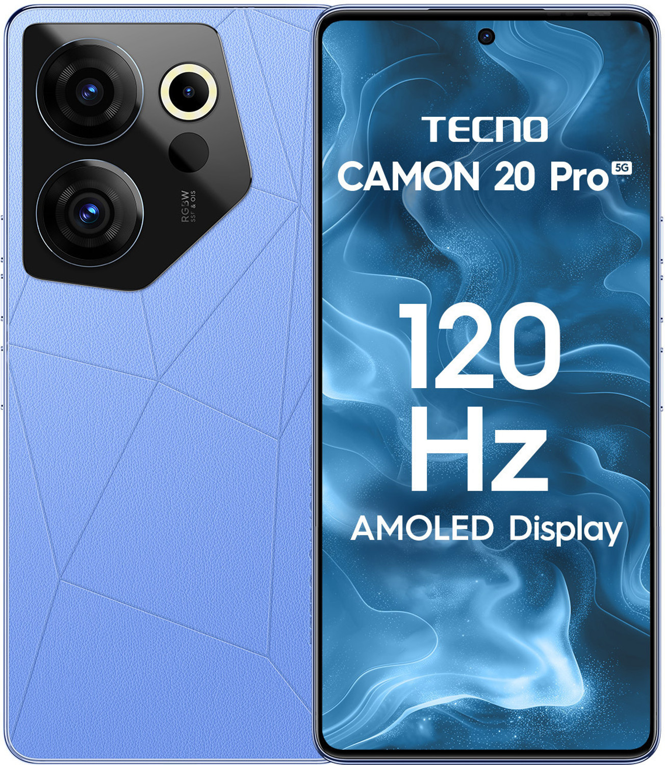 Image of Tecno Camon 20s Pro 5G (Serenity Blue, 256 GB)