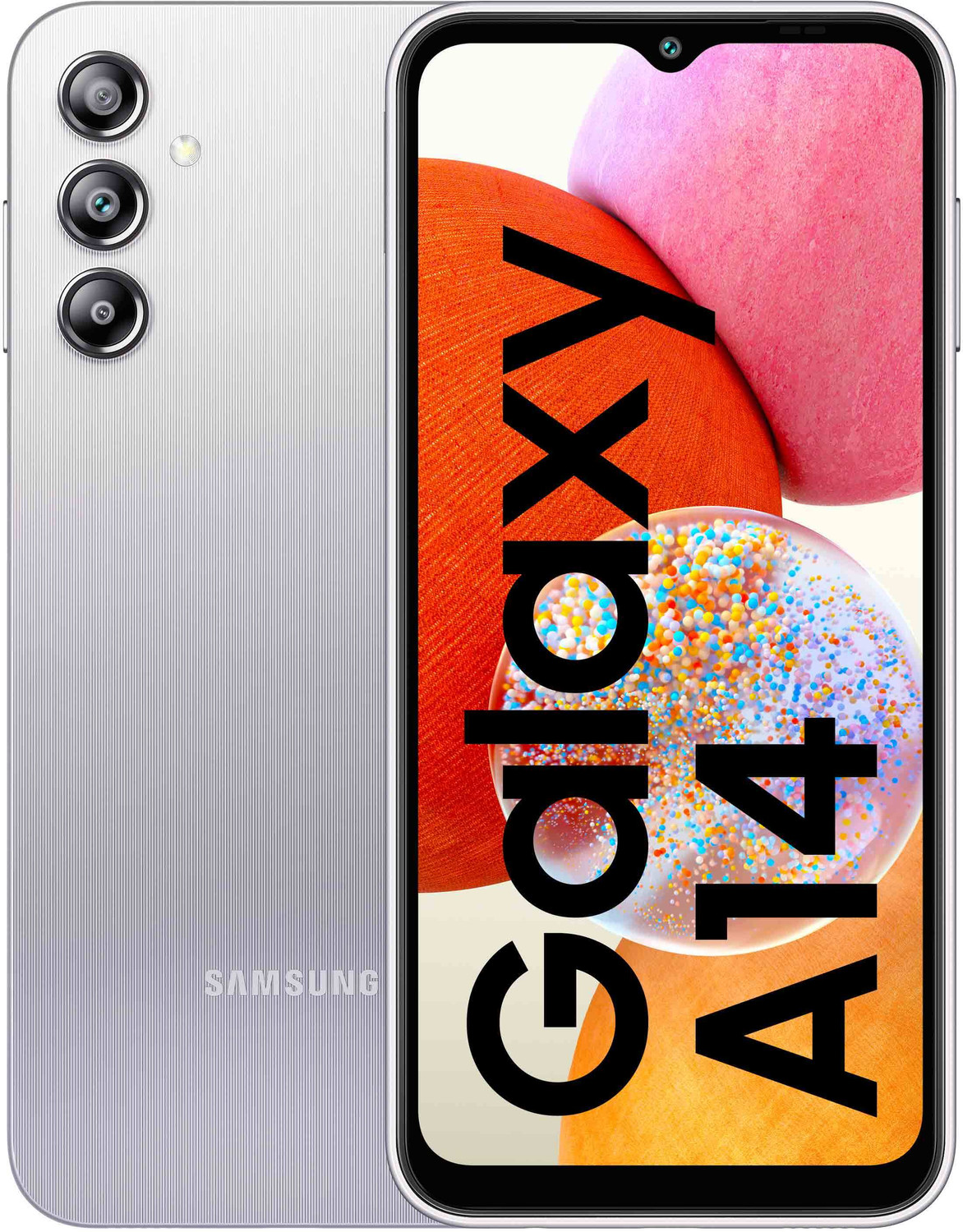 Image of Samsung Galaxy A14 (Silver, 64 GB)