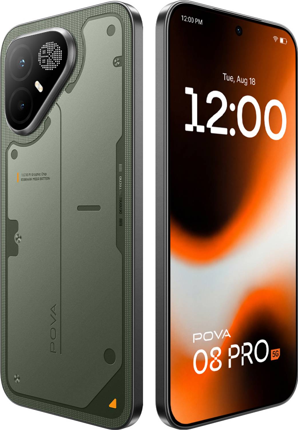Tecno Pova 8 Pro 5G 256GB Tundra Green - Image 2