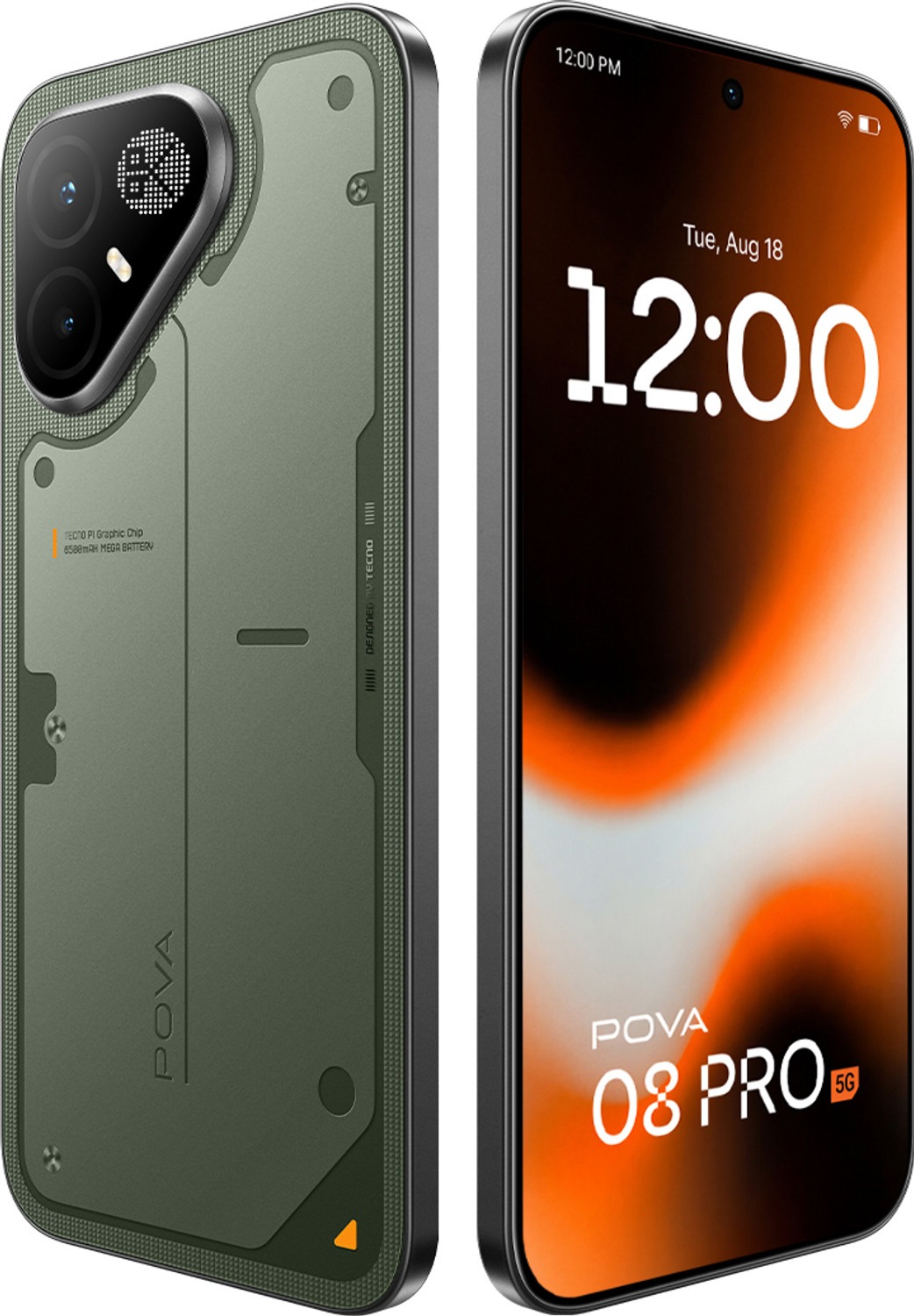 Image of Tecno Pova 8 Pro 5G (Tundra Green, 512 GB)