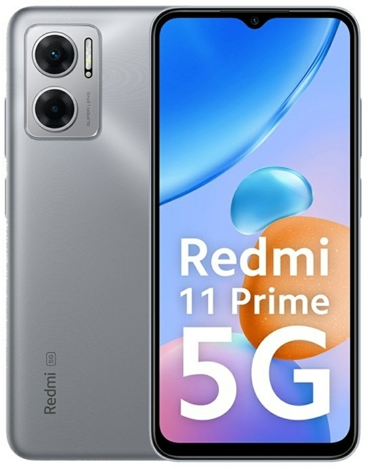 Image of REDMI 11 Prime 5G (Chrome Silver, 64 GB)