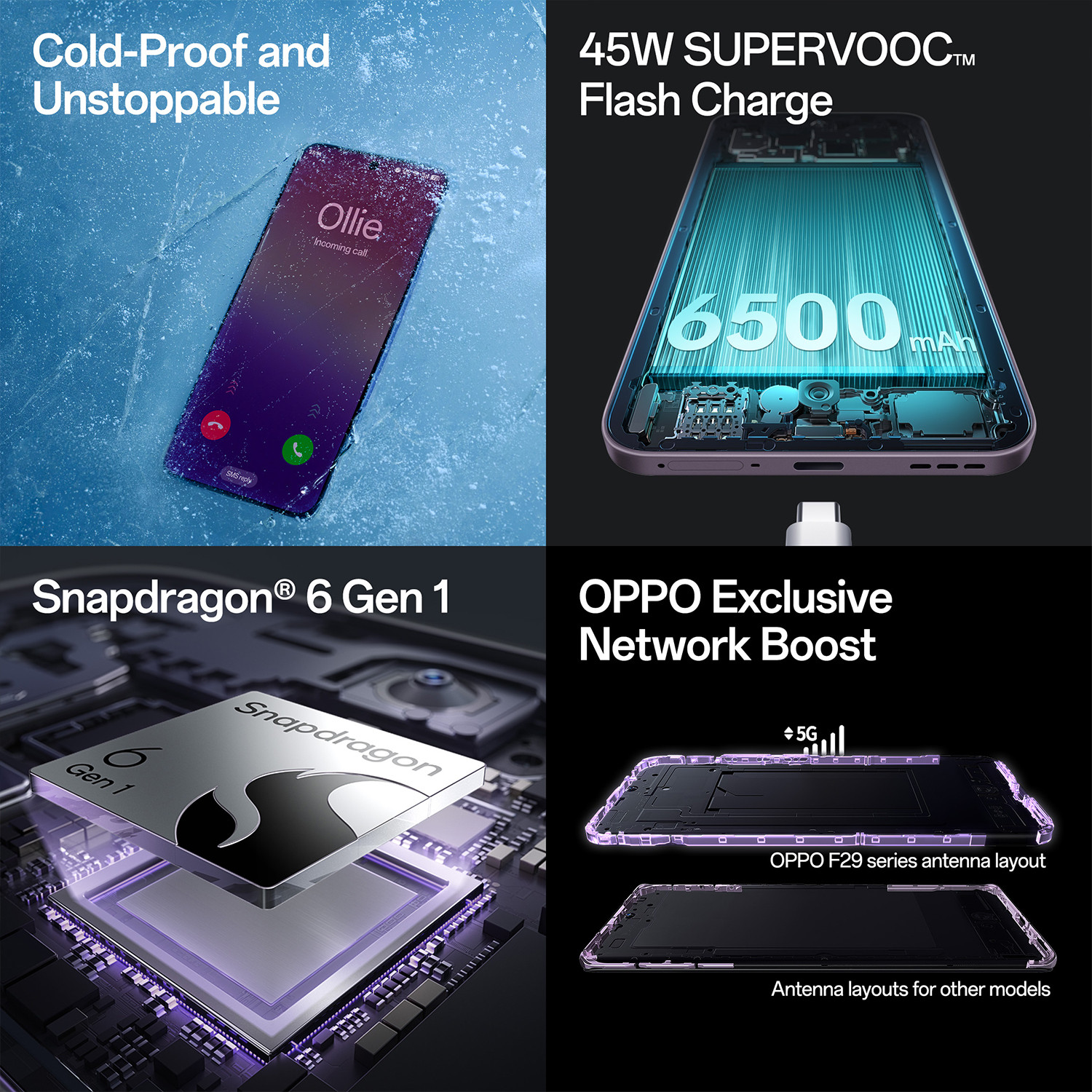 Image of OPPO F29 5G (Glacier Blue, 128 GB)