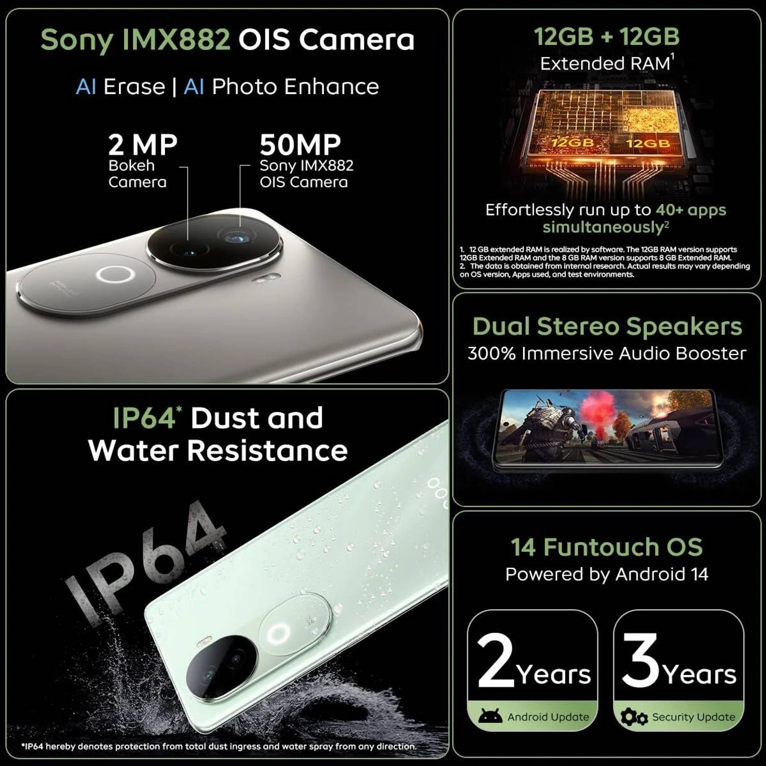 IQOO Z9s 5G 128GB Titanium Matte - Image 3