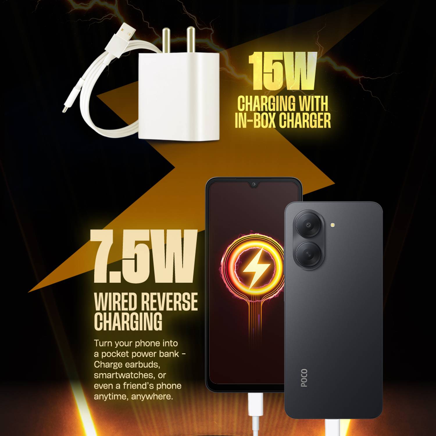 POCO C81x 64GB Crystal Black - Image 4