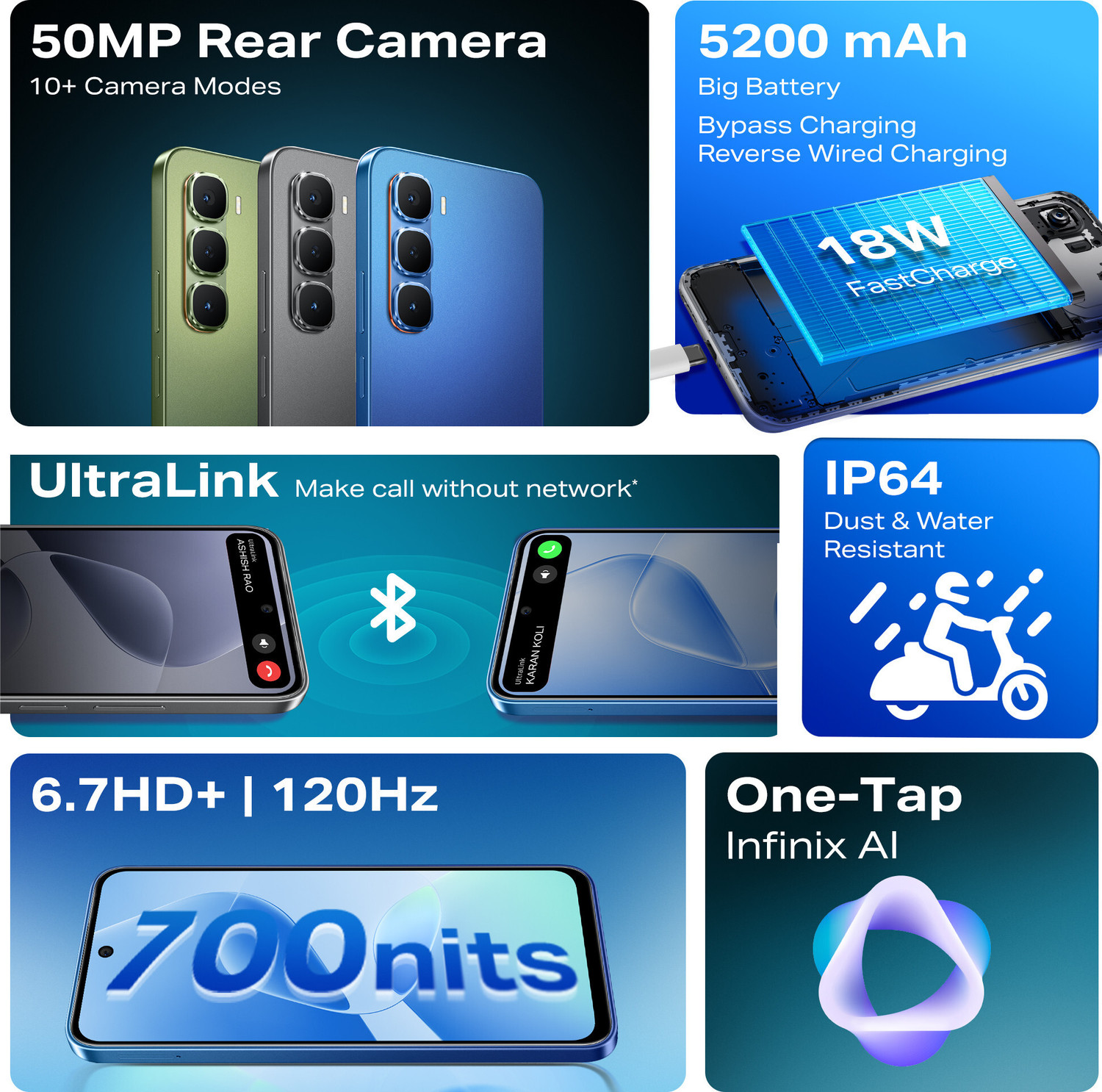 Image of Infinix Hot 60 5G+ (Caramel Glow, 128 GB)