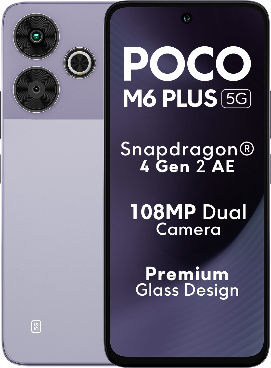 Image of POCO M6 Plus 5G (Misty Lavender, 128 GB)