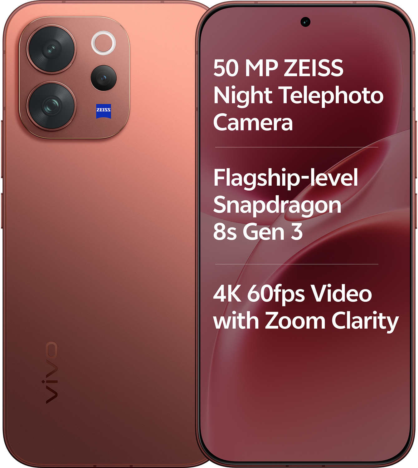 Image of vivo V70 Elite (Passion Red, 256 GB)