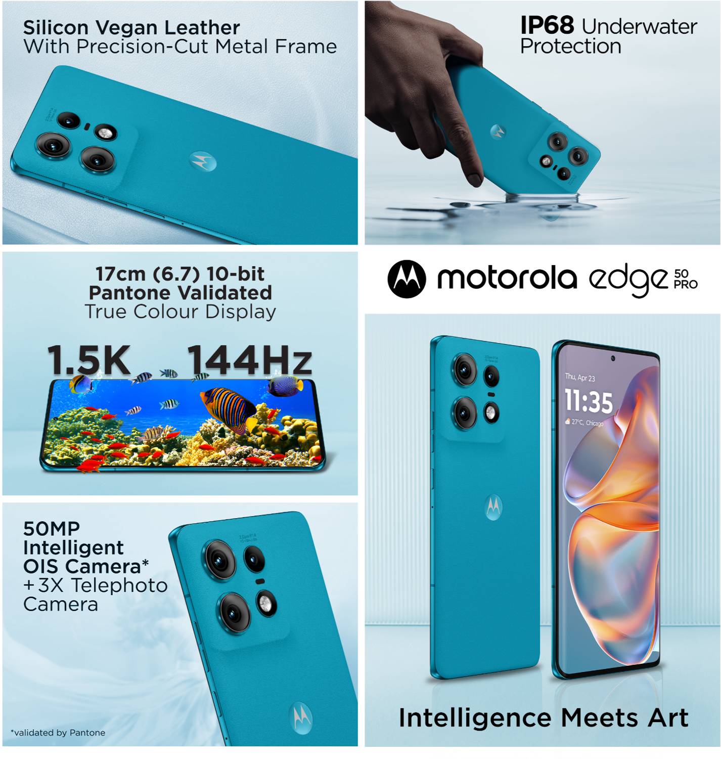MOTOROLA Edge 50 Pro 5G (256 GB Storage, 12 GB RAM) Online at Best