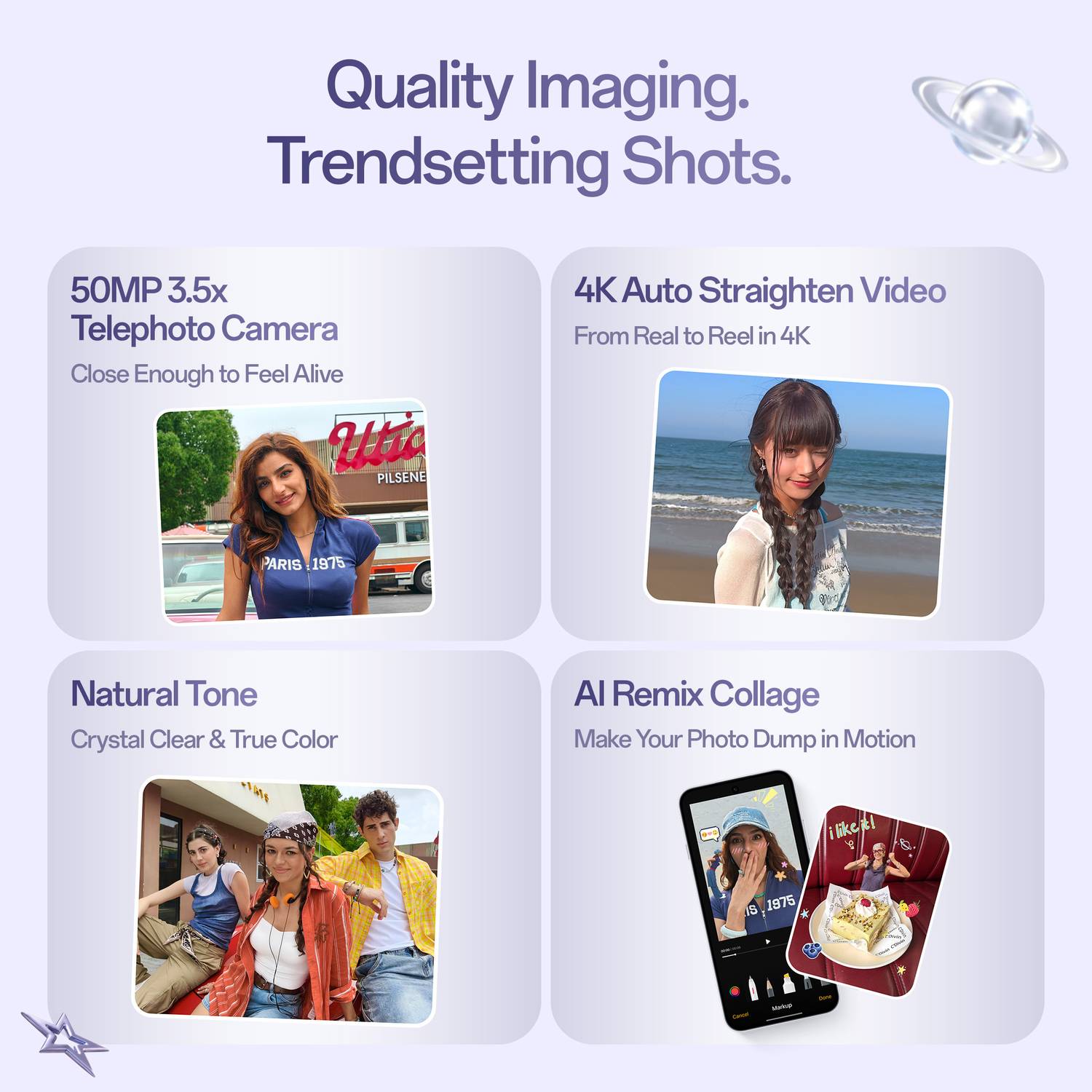OPPO Reno16c 128GB Starry White - Image 5