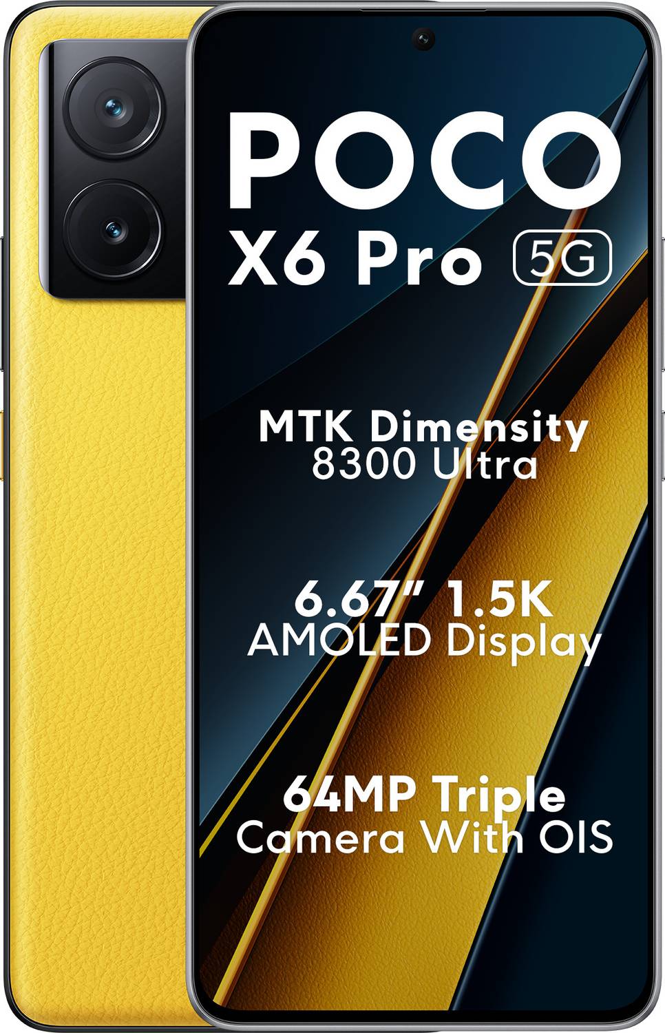 POCO X6 Pro 5G (Yellow, 256 GB) (8 GB RAM) Xiaomi Poco X6 Pro 256GB