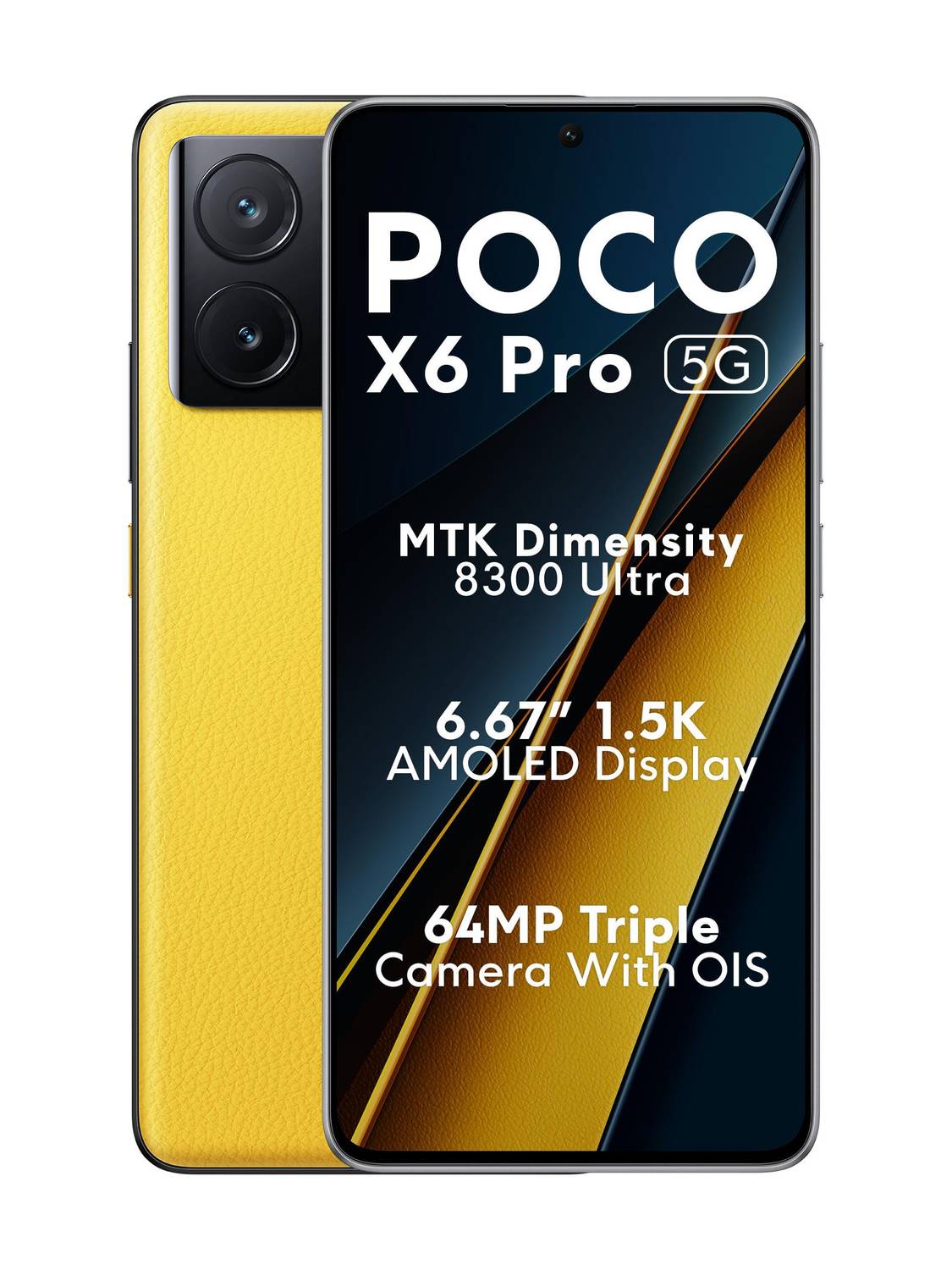 POCO X6 Pro 5G (Yellow, 256 GB) (8 GB RAM)