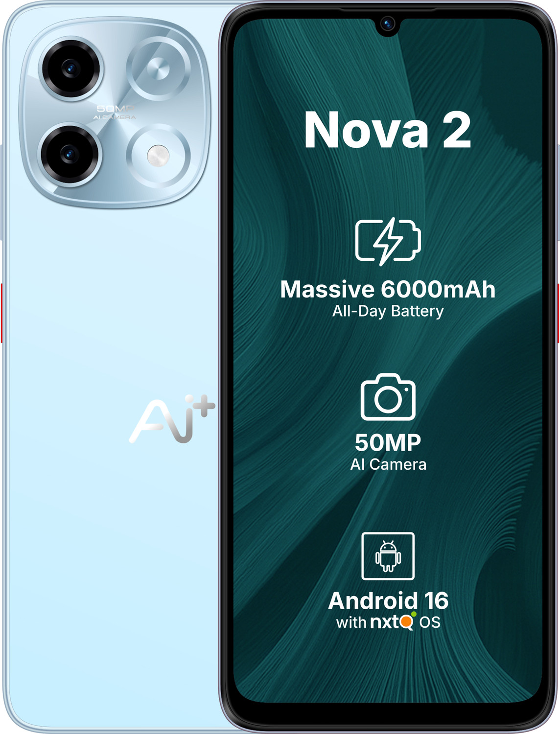 Image of Ai+ Nova 2 5G (Blue, 64 GB)