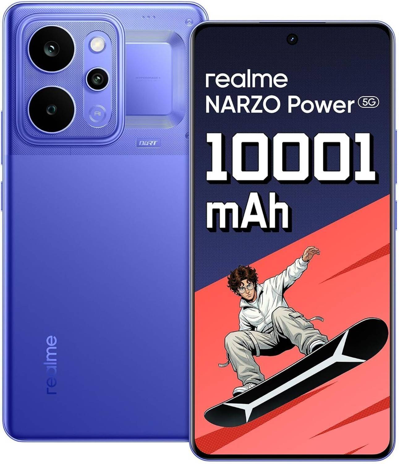 realme Narzo Power 5G 256GB Titan Blue - Image 1