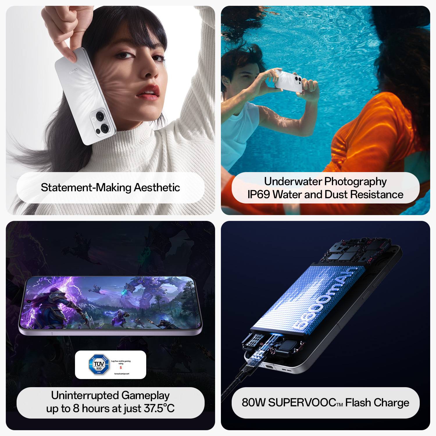 OPPO Reno13 5G 256GB Ivory White - Image 5