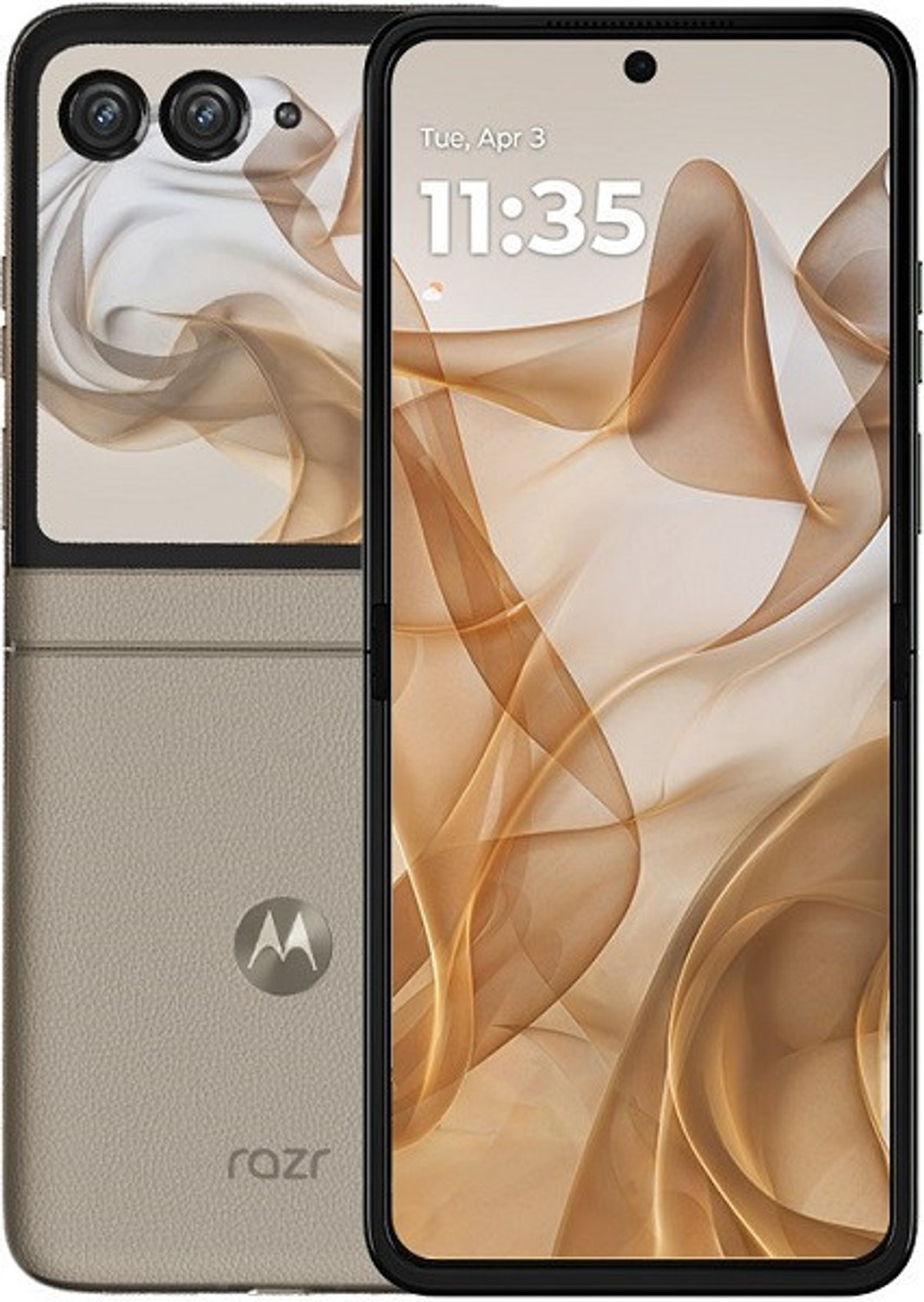 Image of MOTOROLA Razr 50 (Beach Sand, 256 GB)