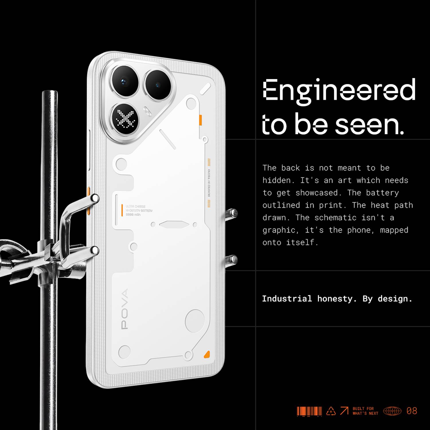 Tecno Pova 8 5G 128GB White - Image 3