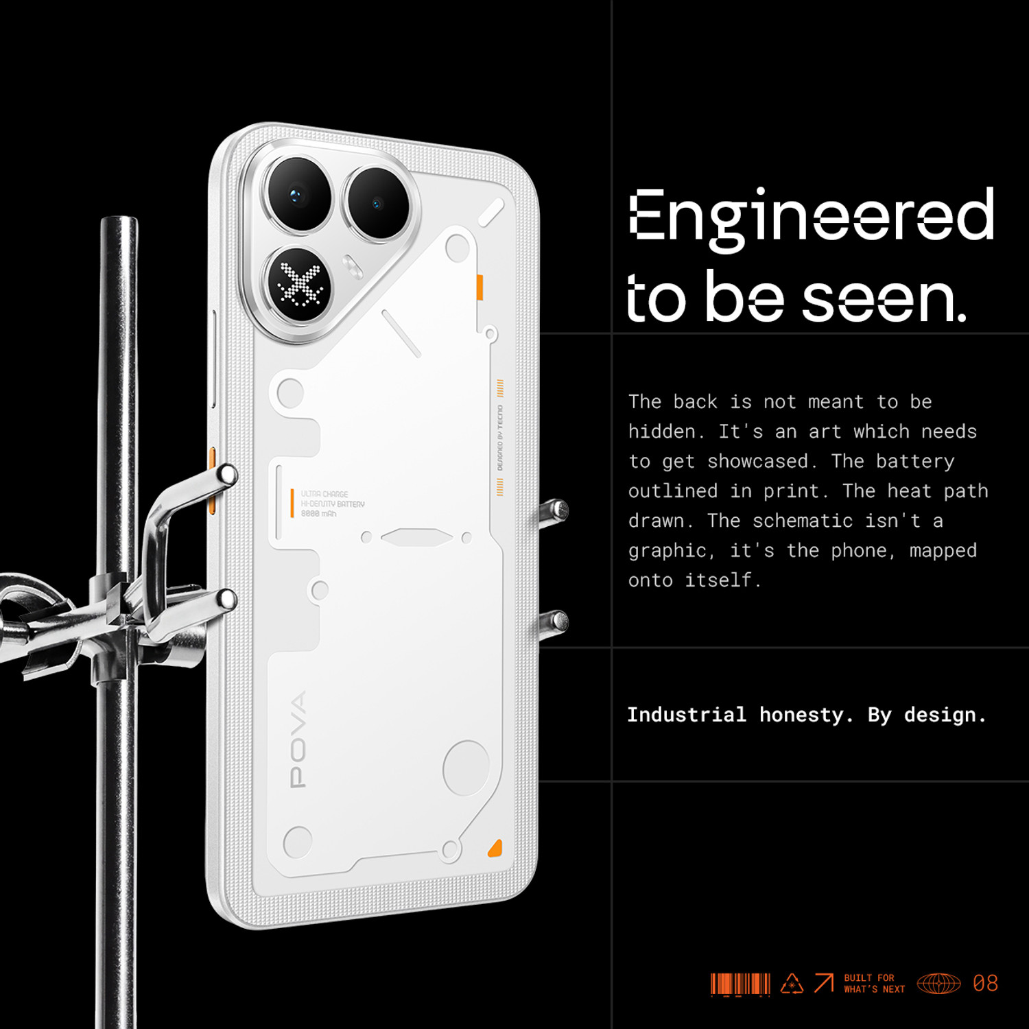 Image of Tecno Pova 8 5G (16 Bit White, 128 GB)