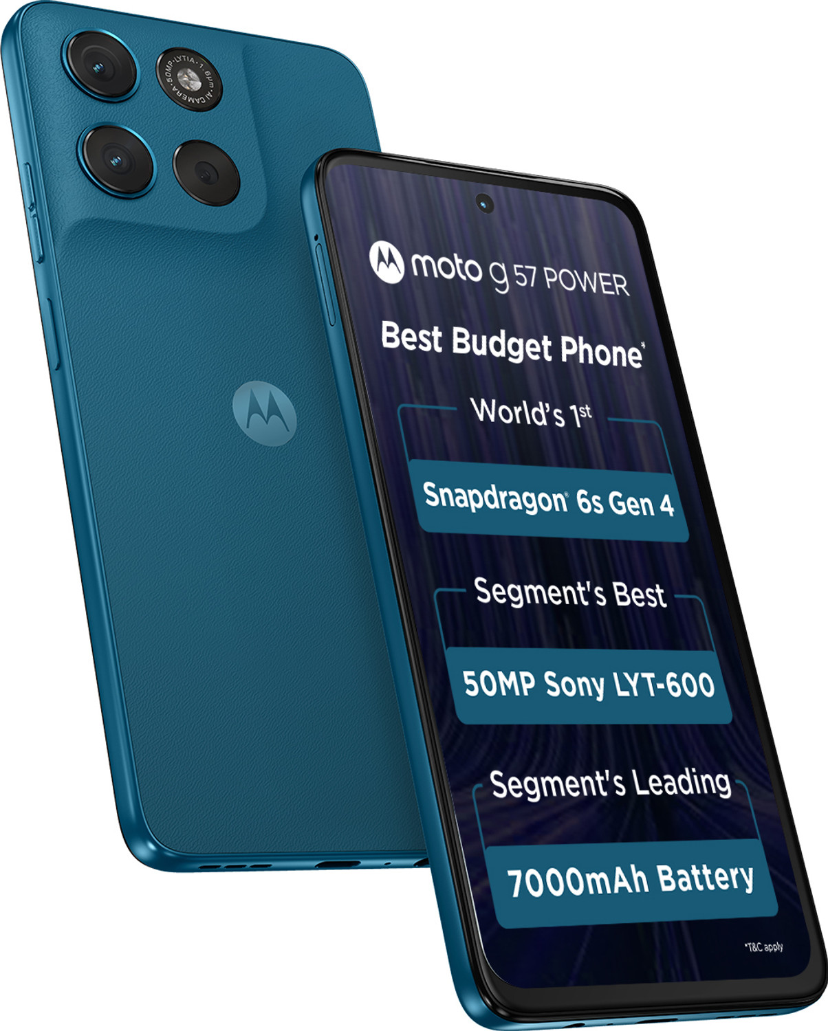 Image of MOTOROLA g57 power 5G (Pantone Corsair, 128 GB)