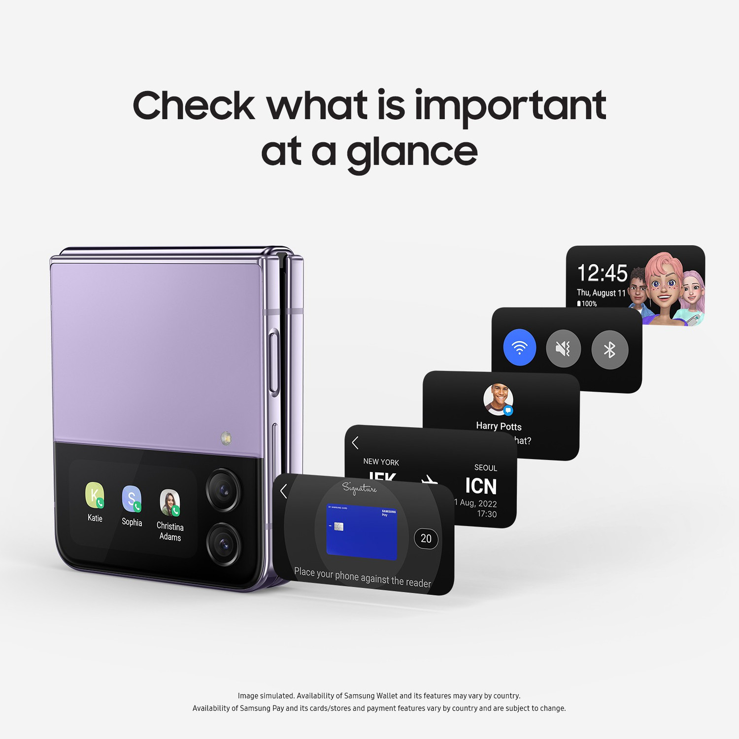 Image of Samsung Galaxy Z Flip4 5G (Bora Purple, 256 GB)