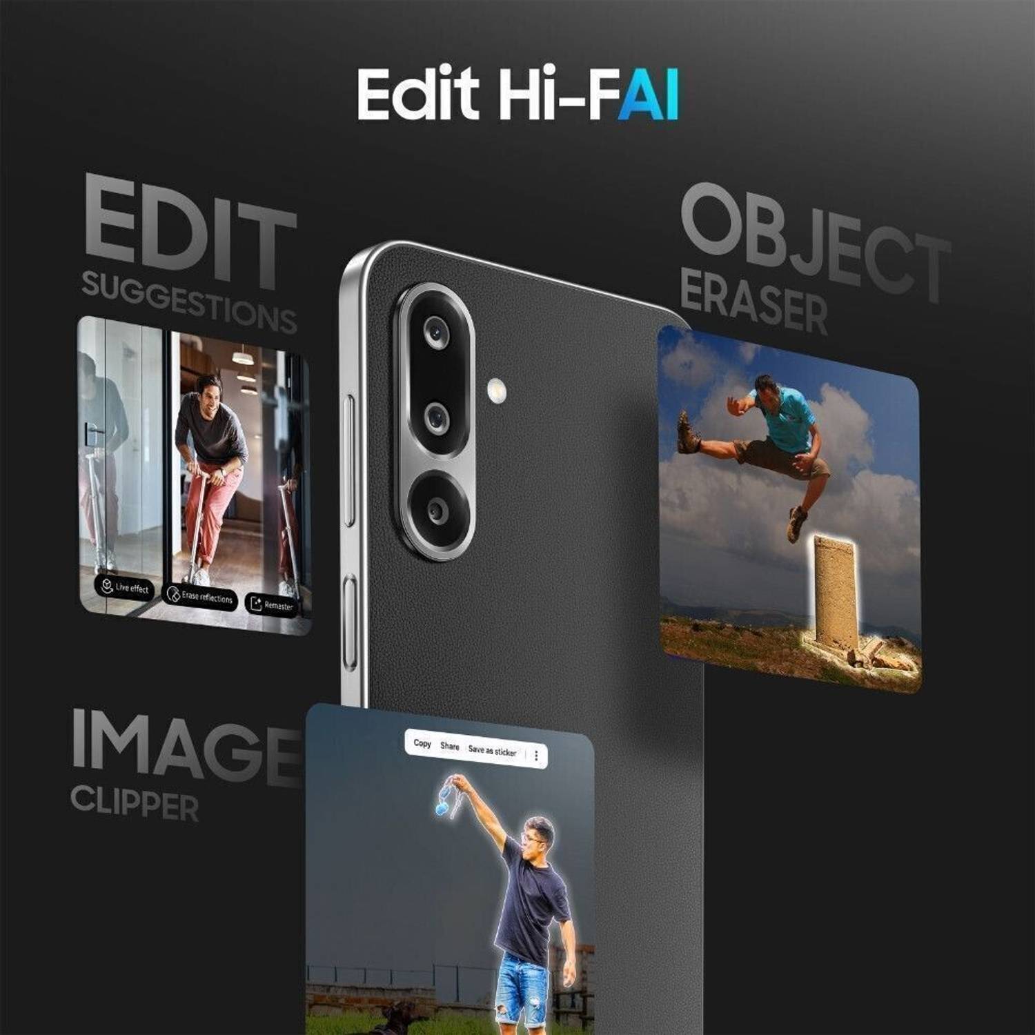 Samsung Galaxy F36 5G 128GB Black - Image 3