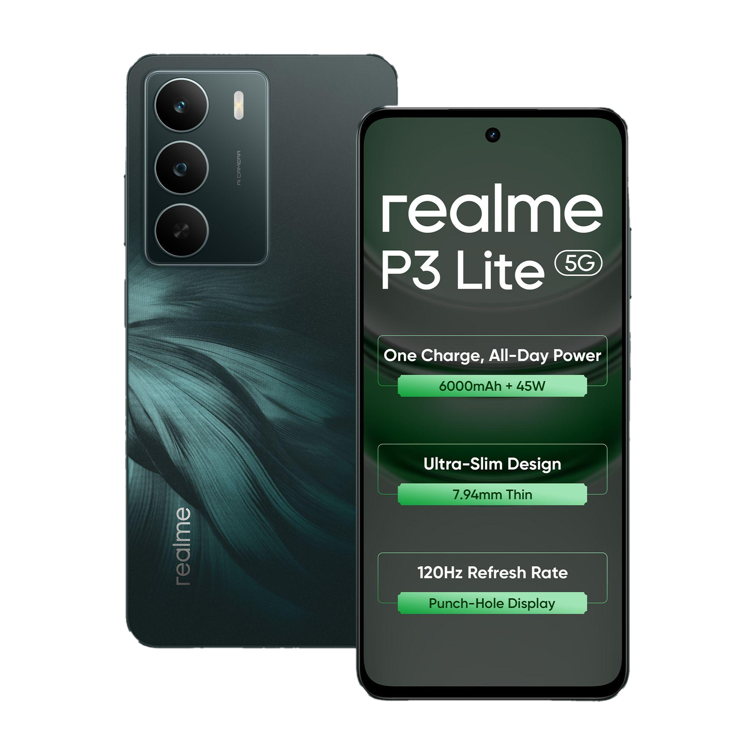 realme P3 Lite 5G 128GB Midnight Lily - Image 1