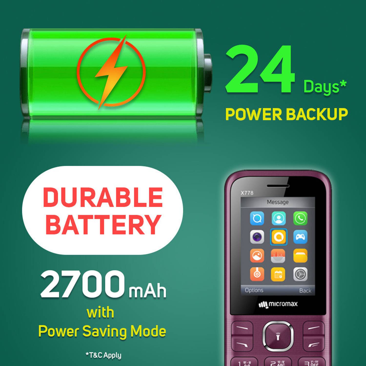 Micromax X778 (32 MB Storage, 32 MB RAM) Online at Best Price On