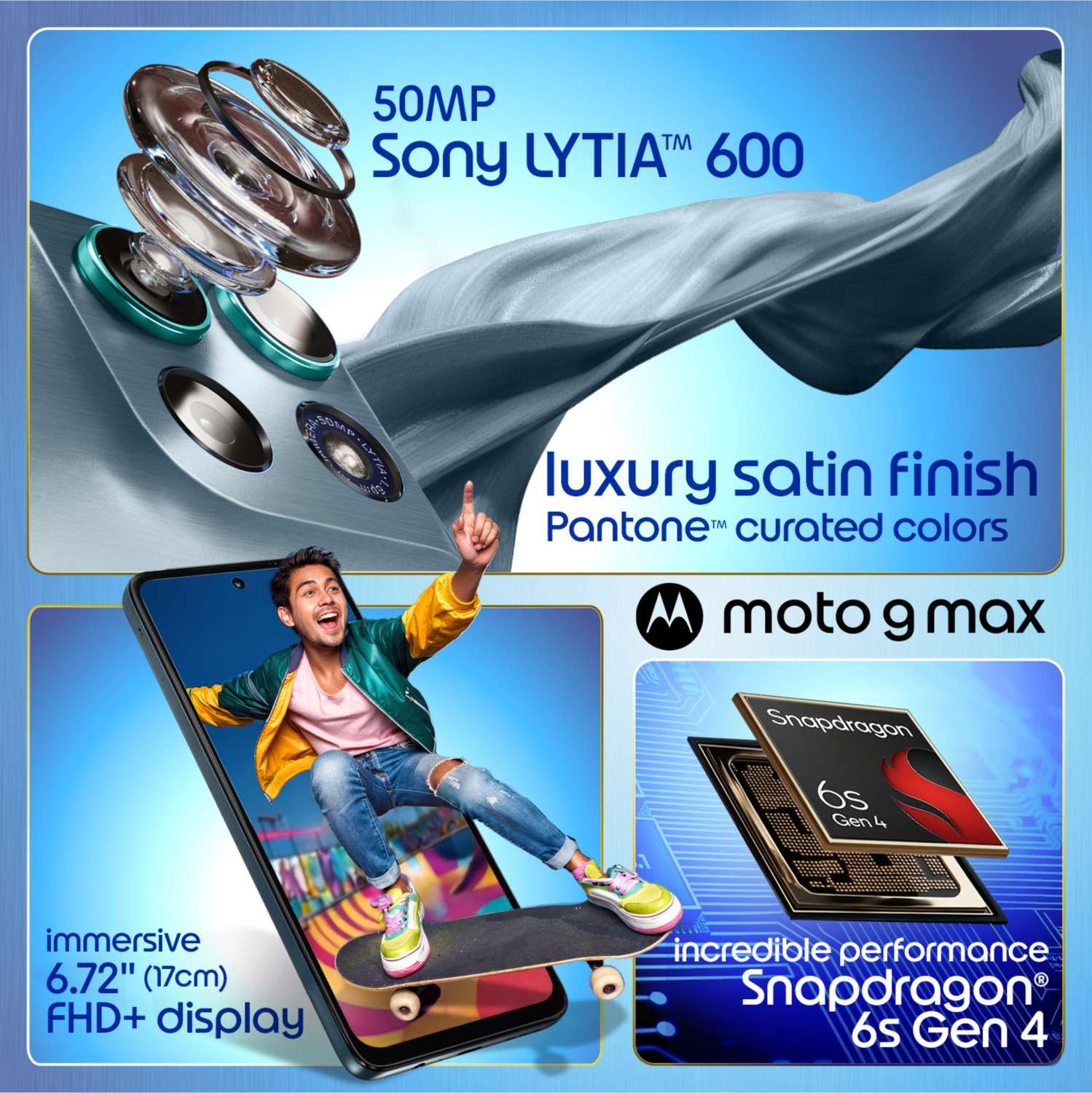 Image of MOTOROLA g max (PANTONE Stargazer, 128 GB)