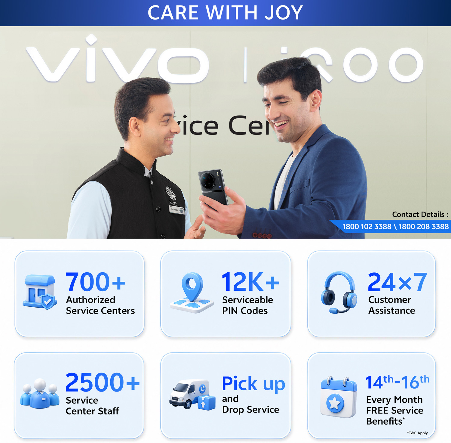 Image of vivo T5 Pro 5G (Glacier Blue, 256 GB)