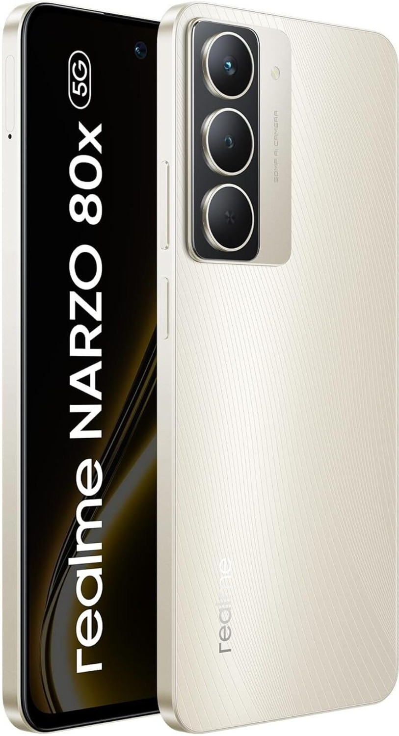 Image of realme Narzo 80x 5G (Sunlit Gold, 128 GB)