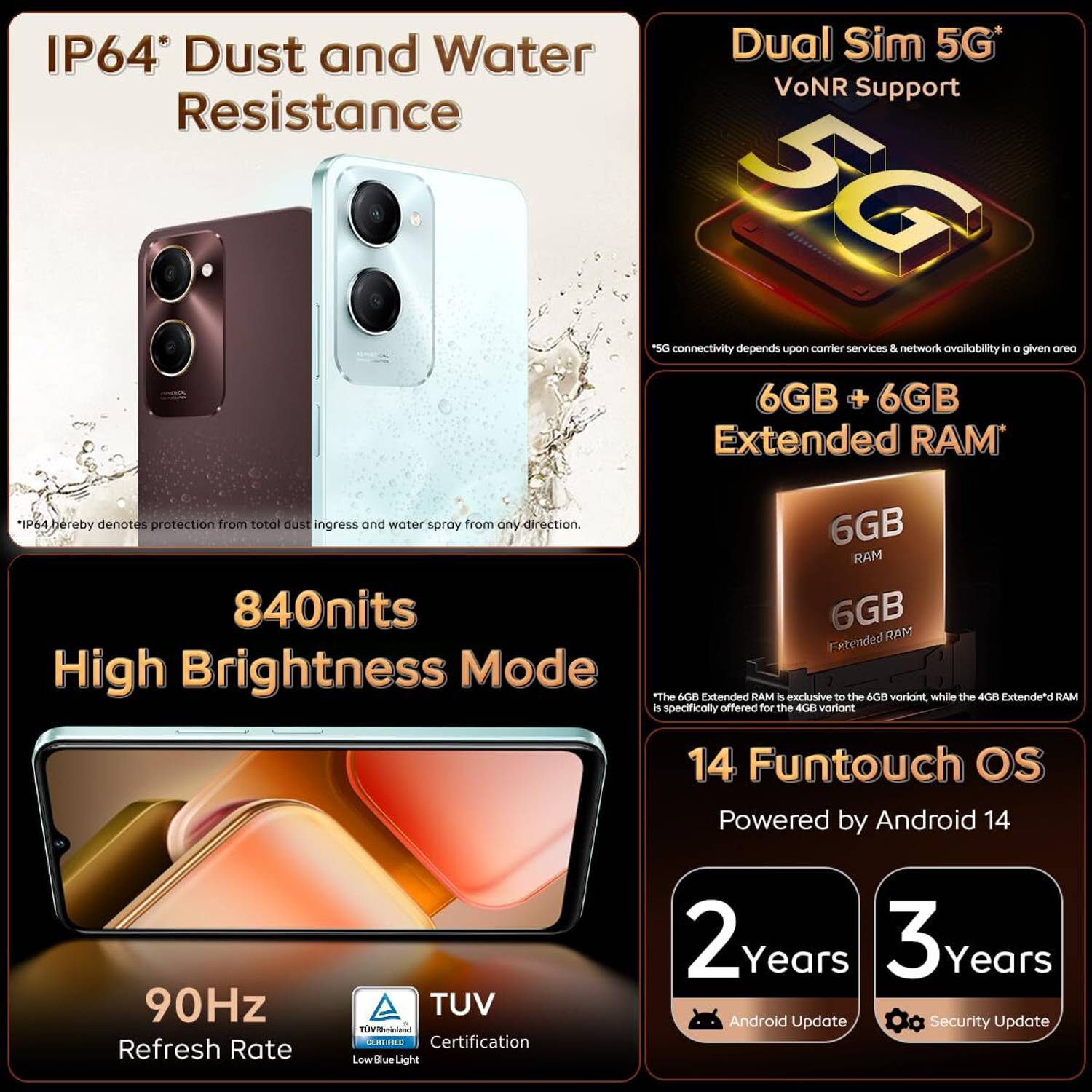 IQOO Z9 Lite 5G (128 GB, Aqua Flow) - Image 3