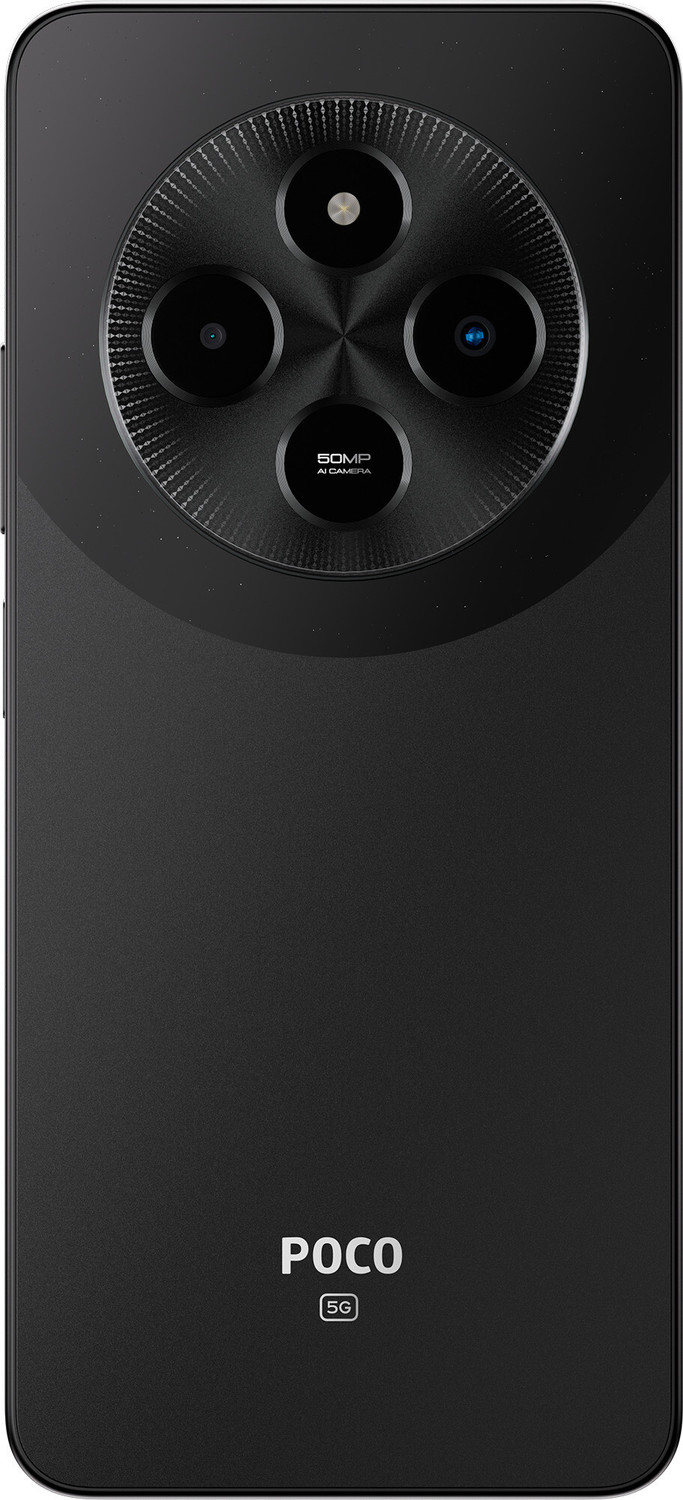 Image of POCO M7 5G - Locked with Airtel Prepaid (Satin Black, 128 GB)