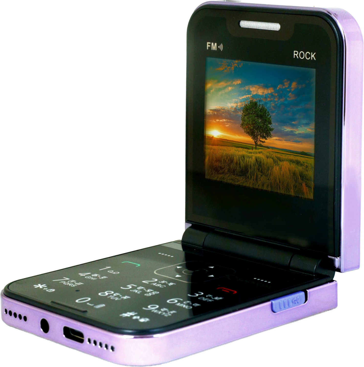 Image of ROCK TOUCH Z Rock Flip Dual Sim |Keypad Mobile| with 2.4 inch Display Call & SMS Indicator