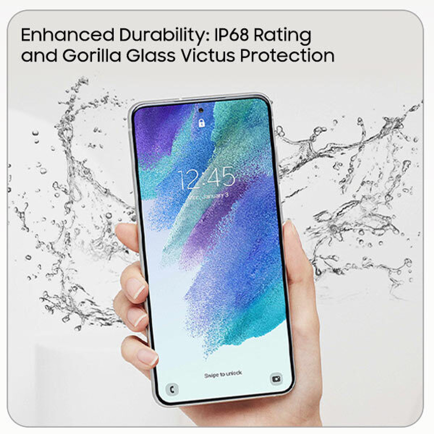 Image of Samsung Galaxy S21 FE 5G with Snapdragon 888 (Olive, 128 GB)